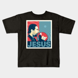 Barack Quintana - Obama Style The Jesus Hope Design Kids T-Shirt